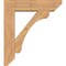 Ekena Millwork Legacy Slat Smooth Bracket w/ Offset Brace, Western Red Cedar, 7 1/2"W x 30"D x 34"H BKT0806X30X34LEC06SWR - alternate 2